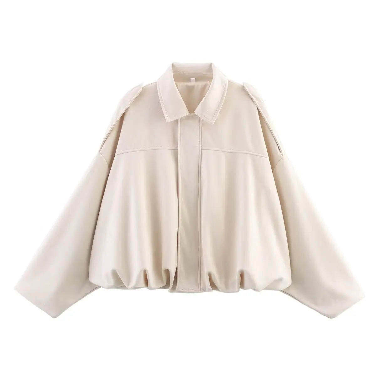 Vintage Women Green Oversize Bomber Jackets 2025 Fashion Ladies Elegant Loose Soft Outfits Jacket for Party Female Chic Clothes